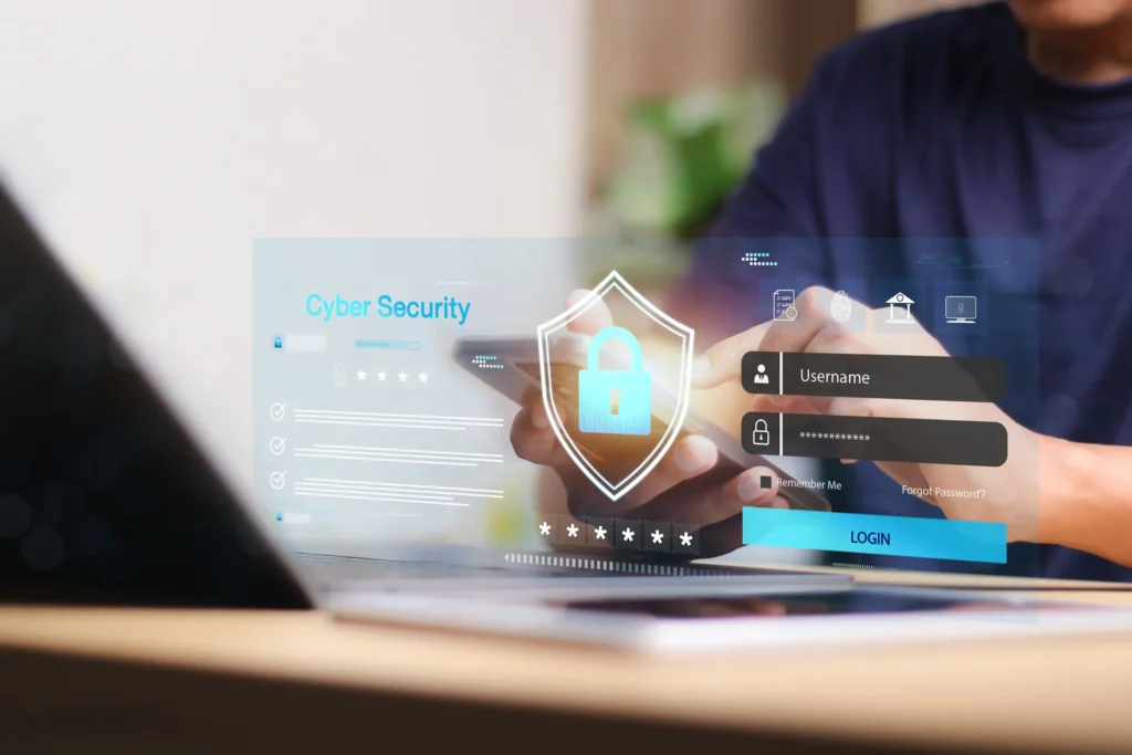 10 Motivos para sua empresa ter um site profissional 4 conceito de segurança cibernética-login-identificação do usuário-informações segurança criptografia internet segura