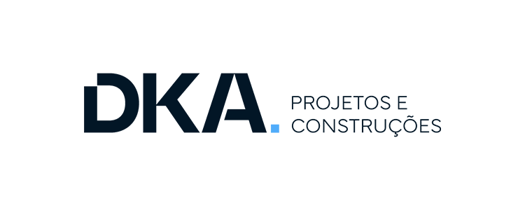 Logo DKA Projetos e Construções